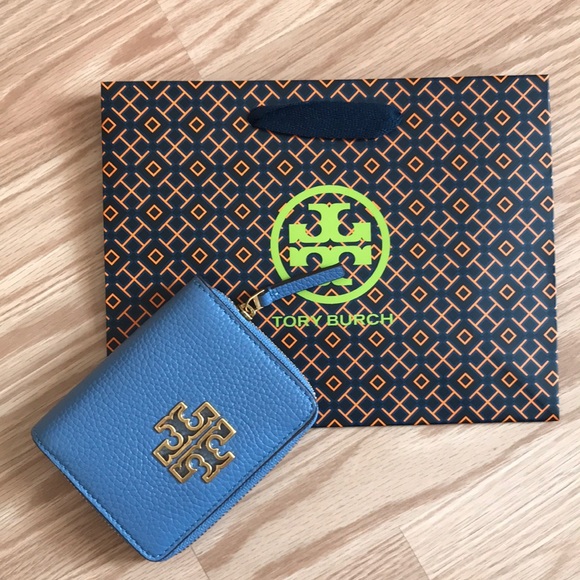 Tory Burch Mini wallet(blue) - Picture 3 of 9